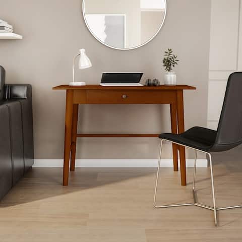 Meade Warm Brown Mid-century Modern Desk