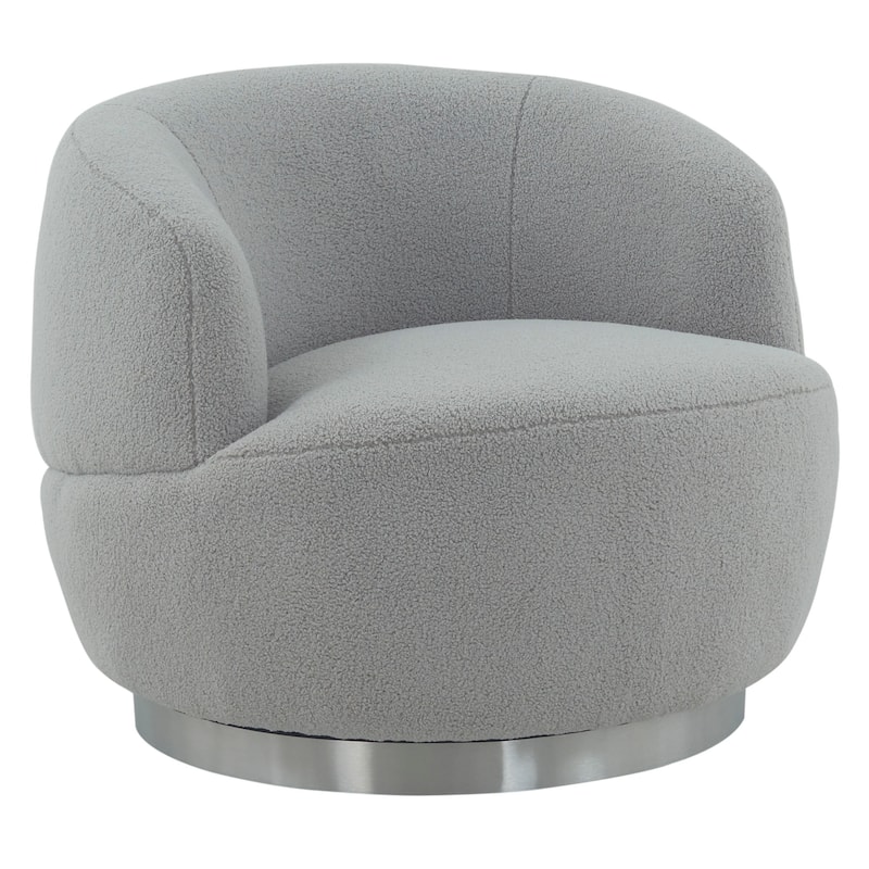 SAFAVIEH Couture Hatsue Swivel Chair - 33Wx35Dx28H