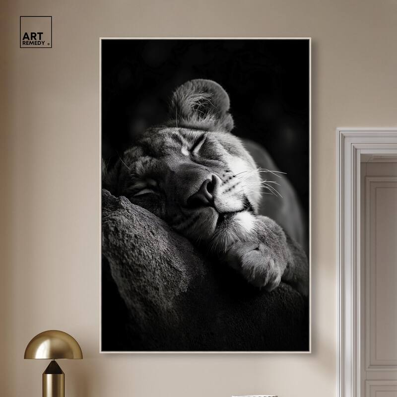 Resting Predator Canvas by Art Remedy