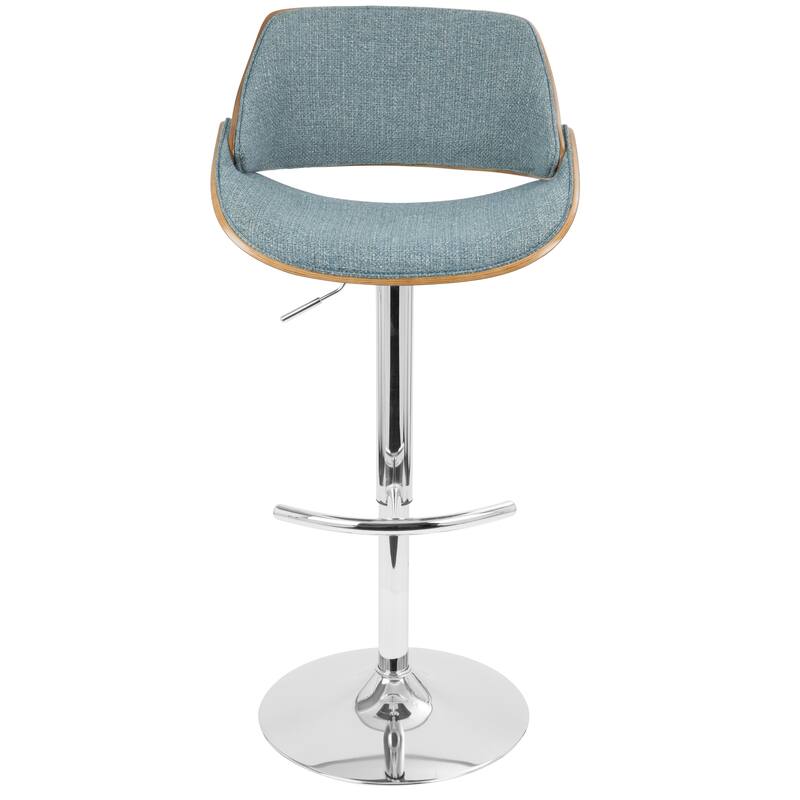 Carson Carrington Svetlana Adjustable Bar Stool with Rounded T Footrest (Set of 3)