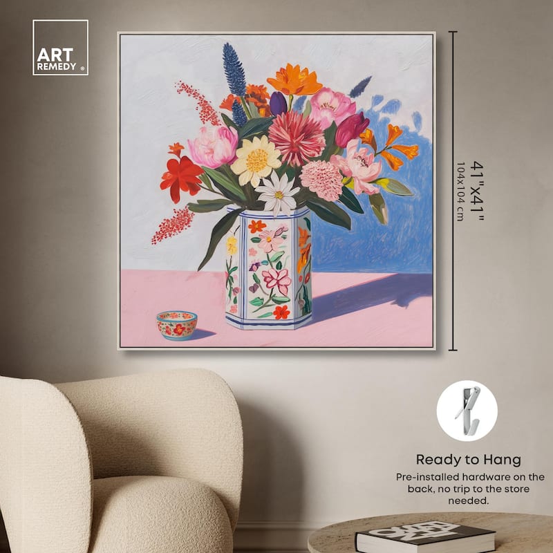 Spring's Riot Canvas by Art Remedy