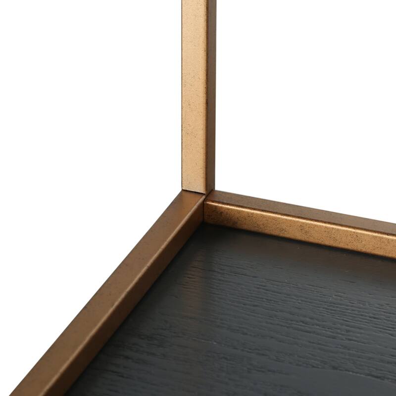 Delcey Mid-century Modern Bookshelves 2-door Display Cabinet with Bookcase Glass Kitchen Hutch Bedroom