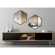 preview thumbnail 14 of 90, Kate and Laurel Rhodes Framed Mid-century Hexagonal Wall Mirror