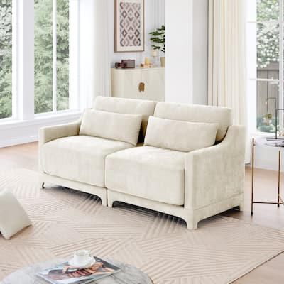 GDFStudio - Llewellyn Two-Seater Chenille Sofa