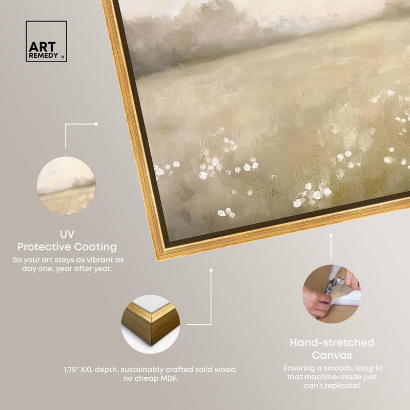 Peaceful Expanse Canvas by Art Remedy