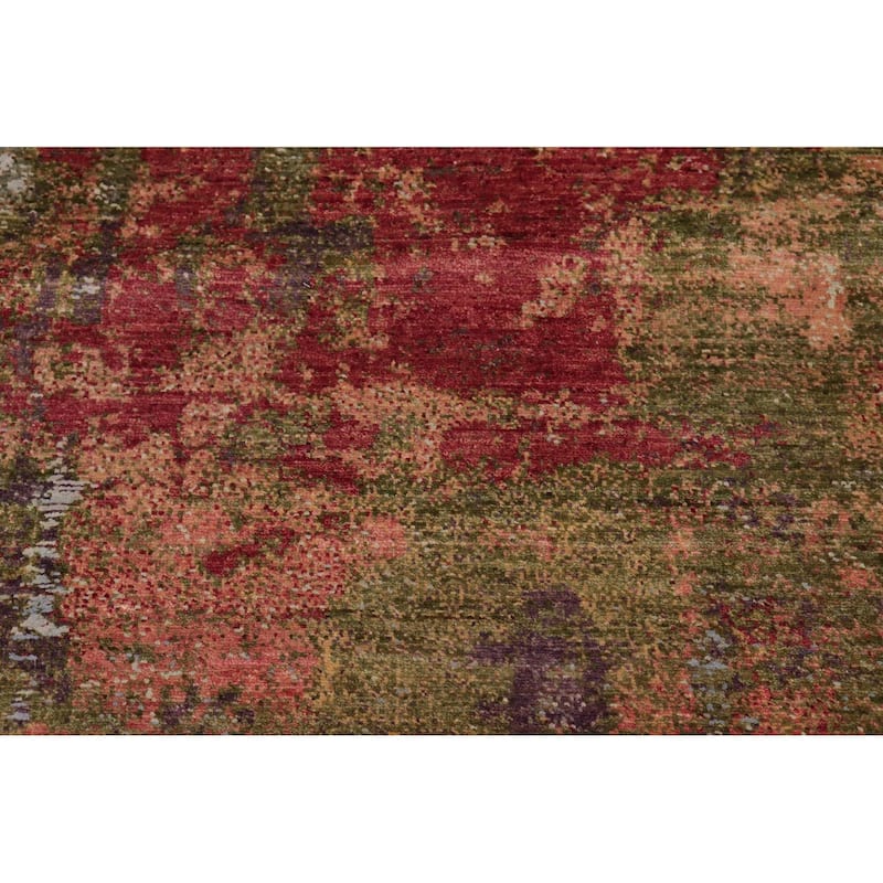 Contemporary Ziegler Maximo Blue Beige Wool&Silk Rug - 8'0'' x 10'6''