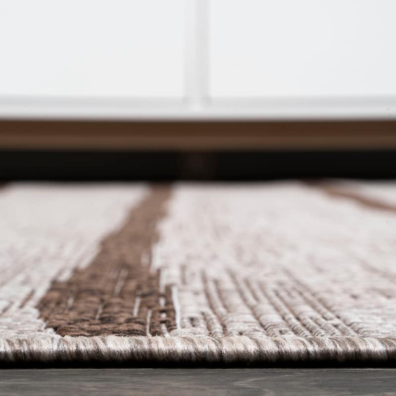 JONATHAN Y Andratx Berber Stripe Indoor/Outdoor Area Rug