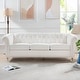 Rolled Arm Chesterfield 3 Polyester Seater Sofa - Bed Bath & Beyond ...
