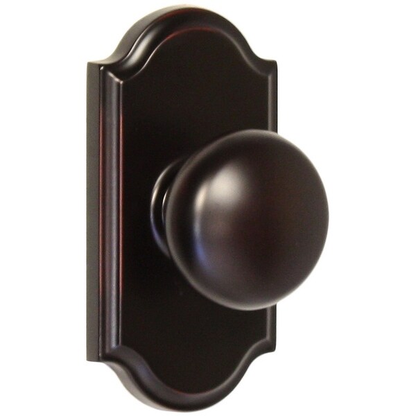 Weslock 1710I Impresa Privacy Door Knob with Premiere Rose from the Elegance Collection