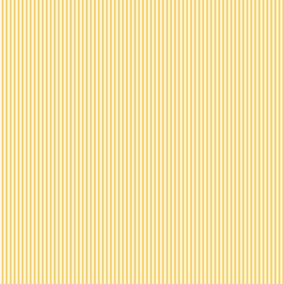 Joules Country Critters Ticking Stripe Lemon Wallpaper