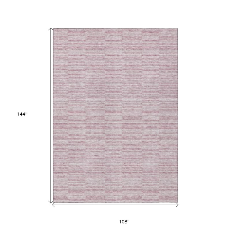 HomeRoots Striped Transitional Rectangle Outdoor Rug