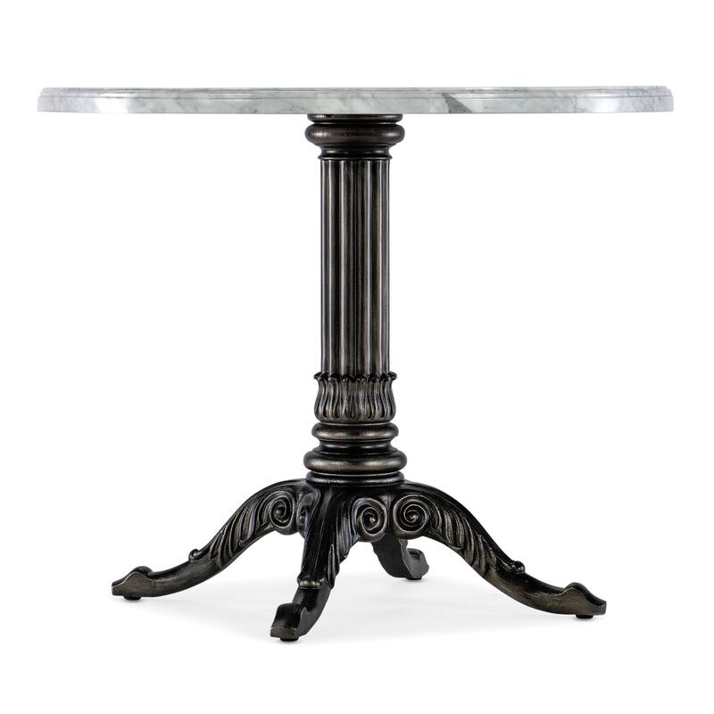 Hooker Furniture 6750-75202 Charleston 36" Wide Stone Top Resin Table - Carrara Stone