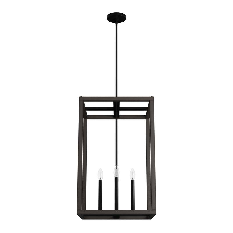 Hunter Squire Manor Pendant - Foyer, Island, Dining Room - Candle, Cage, Modern Farmhouse, Lantern