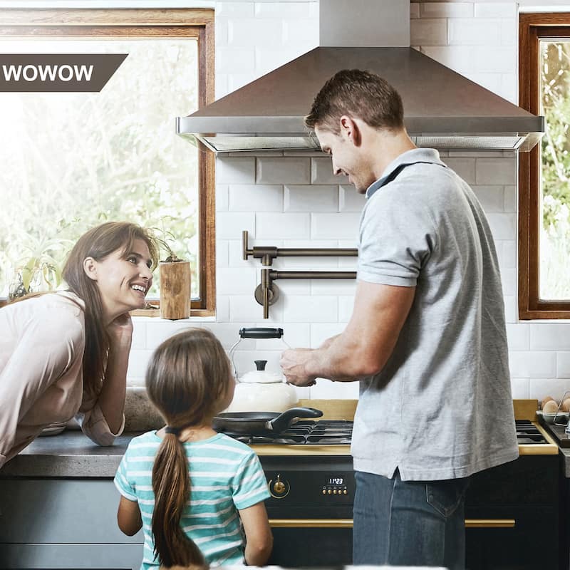 WOWOW Folding Wall Mount Faucets Stretchable
