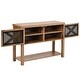 preview thumbnail 8 of 15, TV Stand Wood Metal TV Console Entertainment Center for TVs Up to 44"