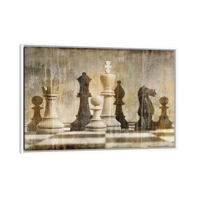 iCanvas "Chess" by Russell Brennan Framed Canvas Print