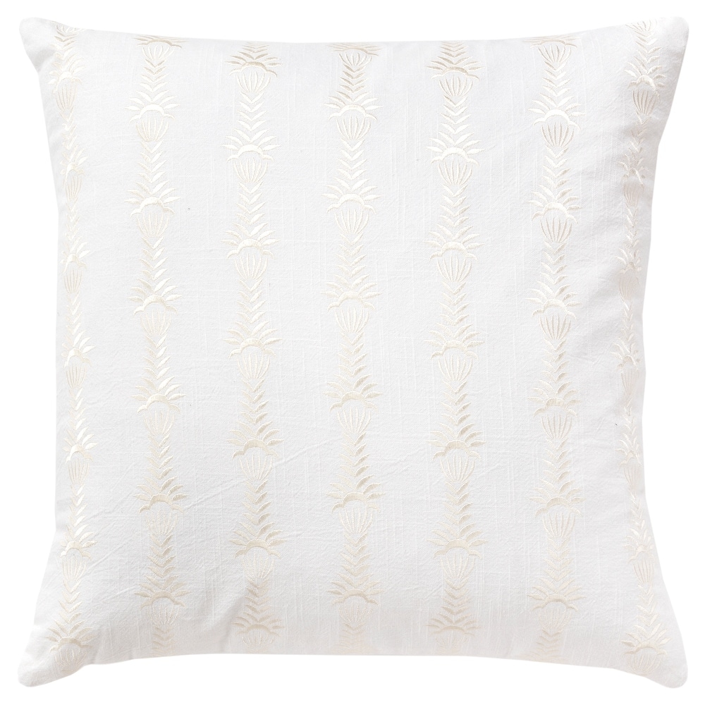 Rizzy Home Embroidered Throw Pillow Cover