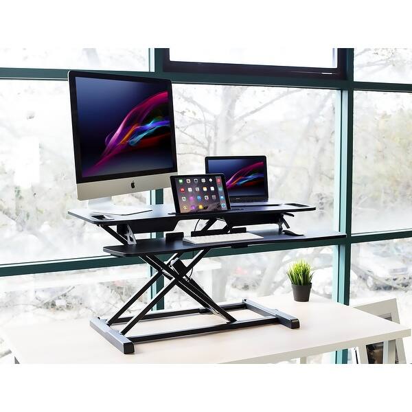 Shop Mount It Standing Desk Converter Adjustable Height Sit