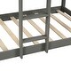 preview thumbnail 27 of 29, Bunk bed wooden loft bed with roof, window, railing, ladder
