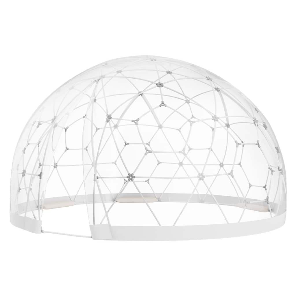 12FT Dome Bubble Tent Outdoor House Camping Shelter w/ Transparent Window - Multi
