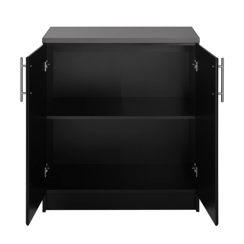 Prepac Elite Home Storage 16 in Deep Base Cabinet - 32" W x 35.75" H x 18" D