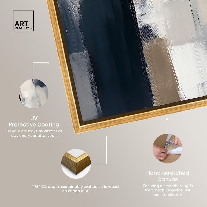 Blue Undertone II Canvas by Art Remedy