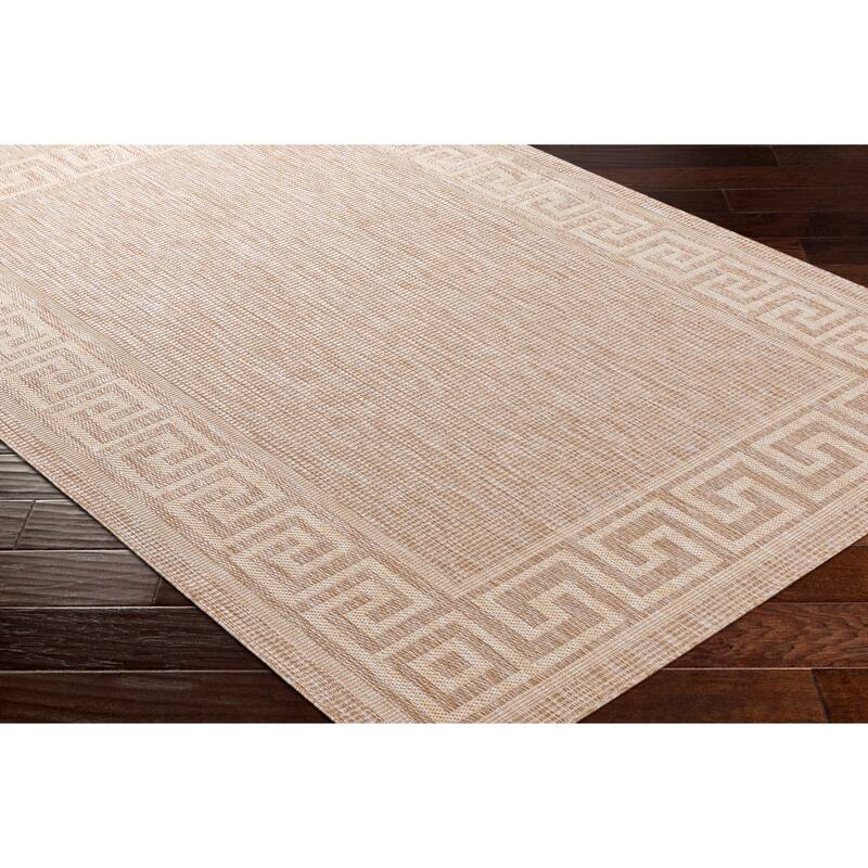 Livabliss Tuareg Greek Border Outdoor Rug