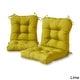 preview thumbnail 3 of 19, Driftwood Outdoor Seat/Back Chair Cushions (Set of 2) by Havenside Home