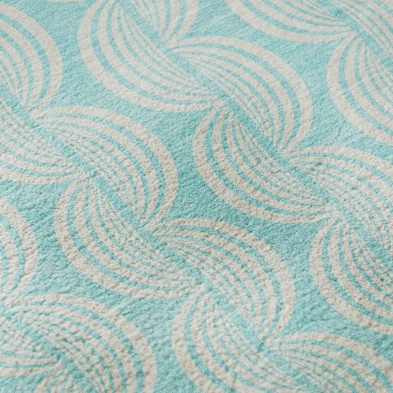 Premium Washable Super Soft Modern Scallop Mayfield Rug