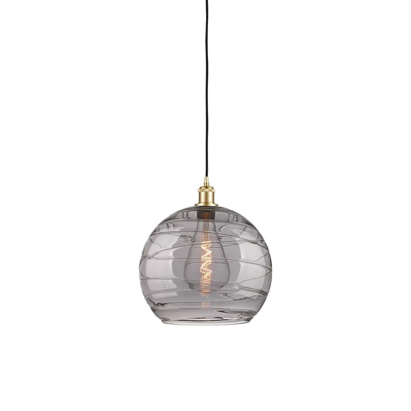 Innovations Lighting 516-1P-16-14 Athens Pendant Athens Deco Swirl 14" - Satin Gold