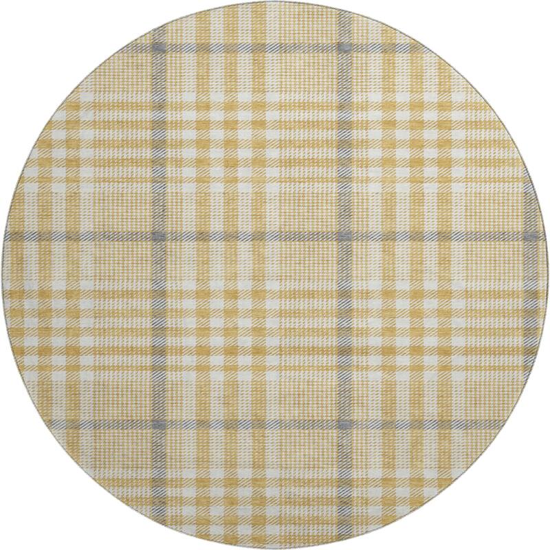 Premium Washable Super Soft Modern Plaid Mayfield Rug