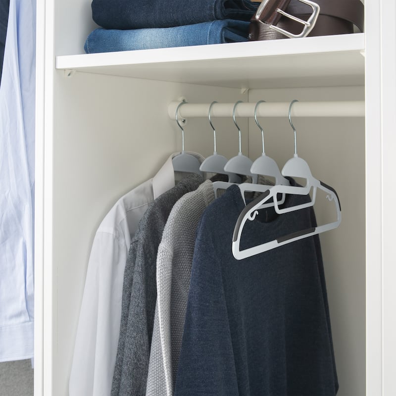Simplify 8 Pack Ultimate Hanger in White - 9"x 16.1"x .18"