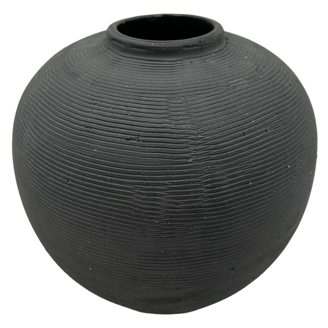 7 Inch Wide Modern Grey Ceramic Vase - Bed Bath & Beyond