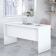 preview thumbnail 14 of 46, Echo 60W Credenza Desk from Office by kathy ireland® Pure White