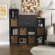 preview thumbnail 86 of 202, DH BASIC Modern Wood Customizable Stackable Storage Organizer - Cube Shelves, Drawer Cabinet, Bookcase with Doors by Denhour