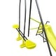 preview thumbnail 4 of 7, 6 in 1 Outdoor Playground Metal Saucer Swing Set with Mini Slide