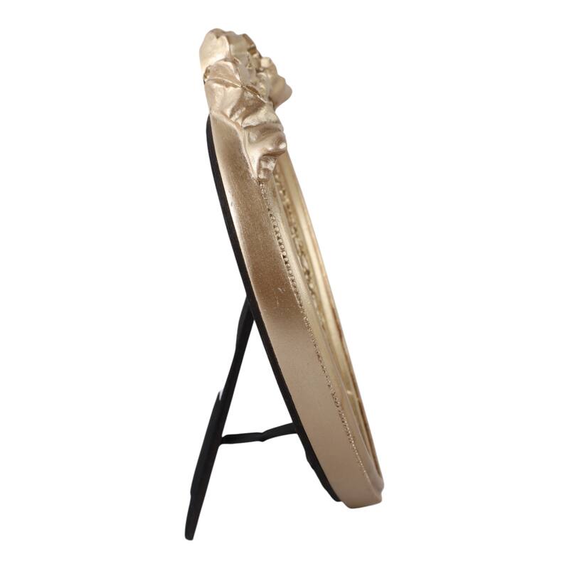 Polyresin Decorative Frame Photo Heart Shape Glam Style Ornate Accents