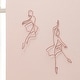 preview thumbnail 5 of 4, Lambs & Ivy Ballerina Baby 2-Piece Pink Ballet Dancers Wire Wall Decor