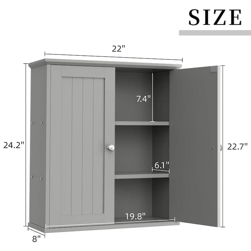 Wall-Mounted Bathroom Cabinet – Storage Cabinet for Kitchen Bathroom
