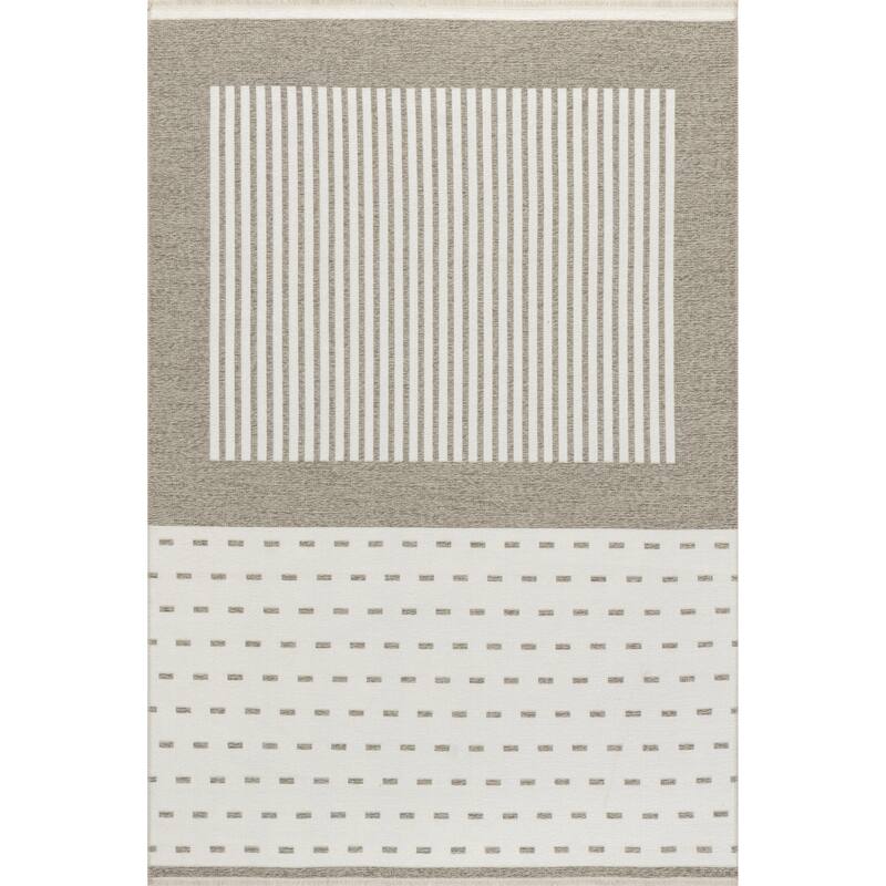 Nuloom Ofeliya SuperiorWash Geometric Reversible Machine Washable Area Rug