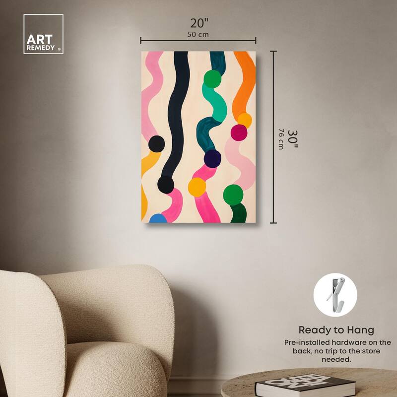 Pearl Colors II Canvas by Art Remedy, Gallery Wrapped