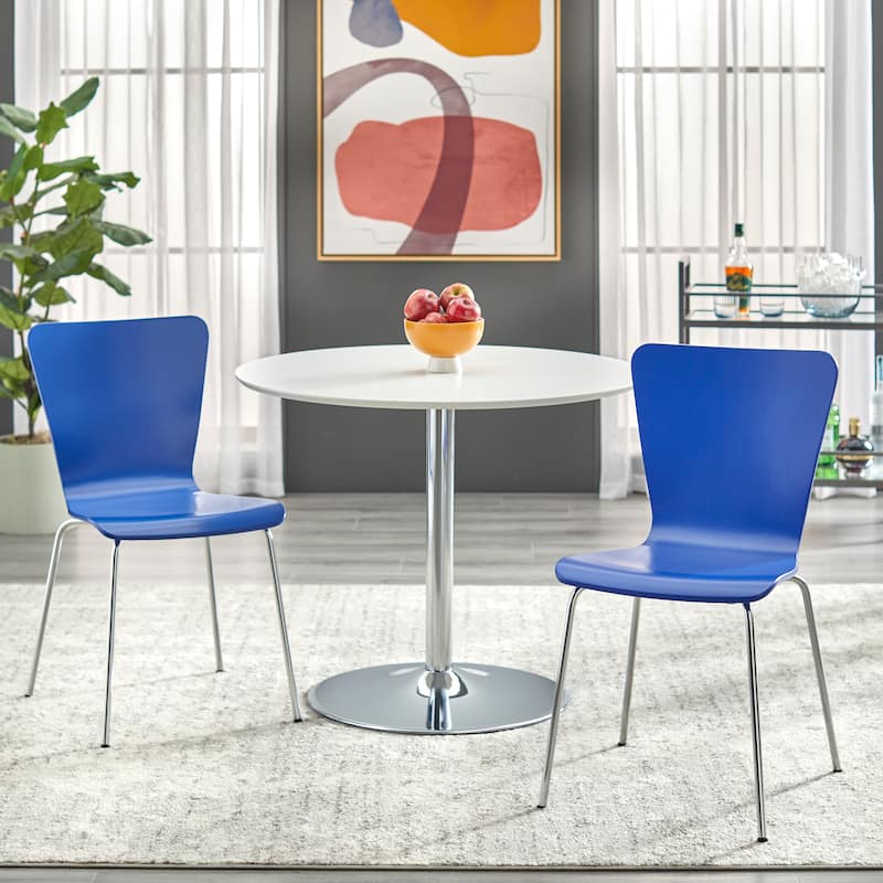 Porch & Den Erie 3-piece Pisa Dining Set - Blue, White