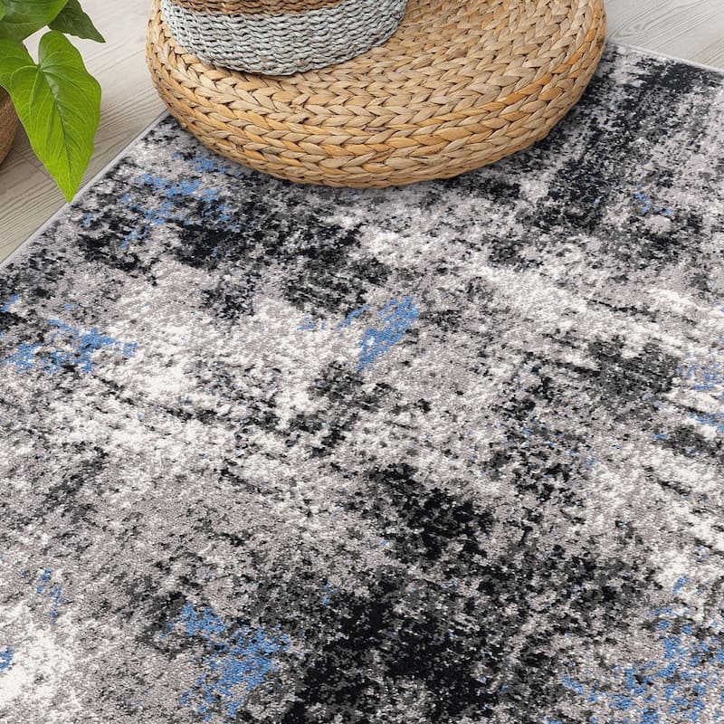 World Rug Gallery Adare Contemporary Abstract Area Rug