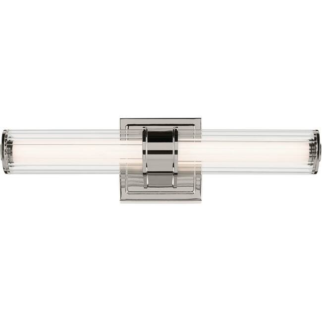 Kichler 55195LED Laurene 2 Light 19" Wide LED Vanity Light with Clear