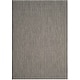 preview thumbnail 98 of 138, SAFAVIEH Courtyard Judi Indoor/ Outdoor Patio Backyard Rug 5'3" x 7'7" - Black/Light Grey