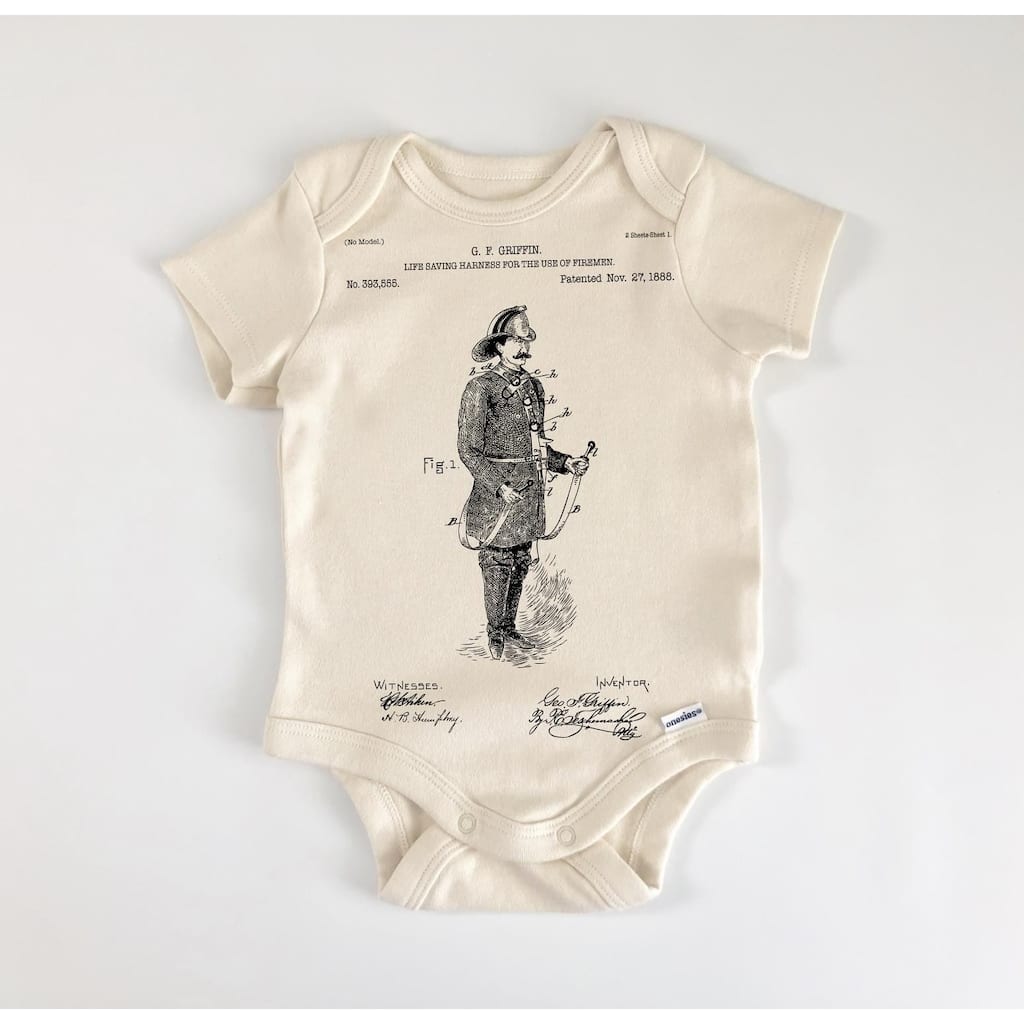 Firefighter Fireman - Baby Boy Girl Clothes Infant Bodysuit Funny Cute Newborn