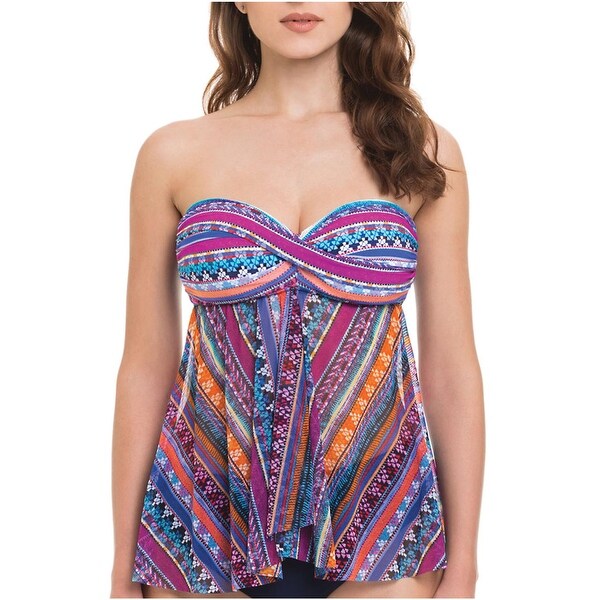 bandeau flyaway tankini