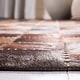 preview thumbnail 6 of 10, SAFAVIEH Handmade Studio Leather Sharilyn Natural Hide Leather Rug