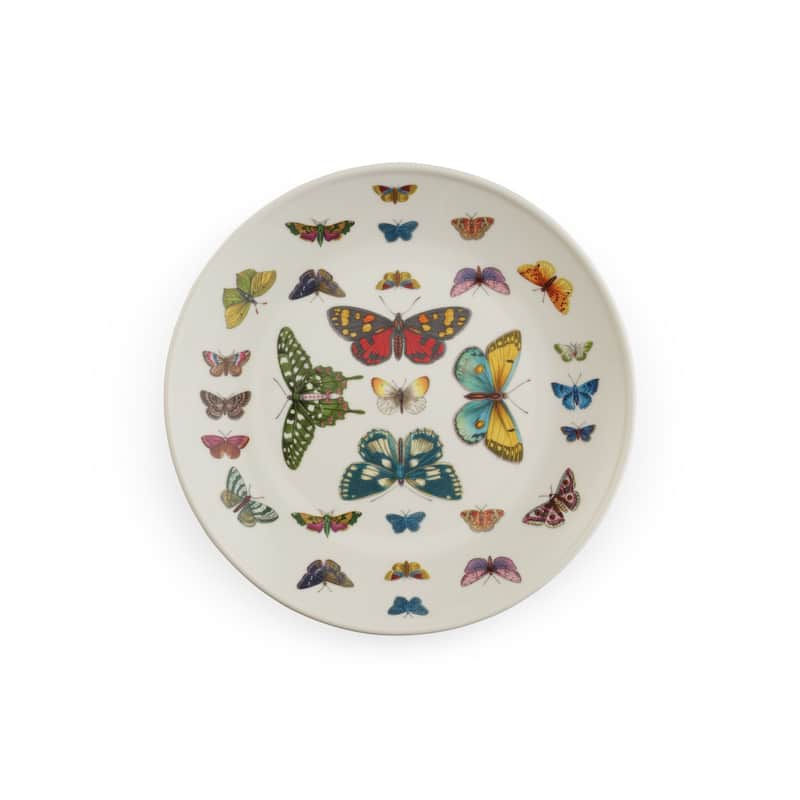 Portmeirion Botanic Garden Harmony Accents Coupe Plate - White  - 8.5 inch