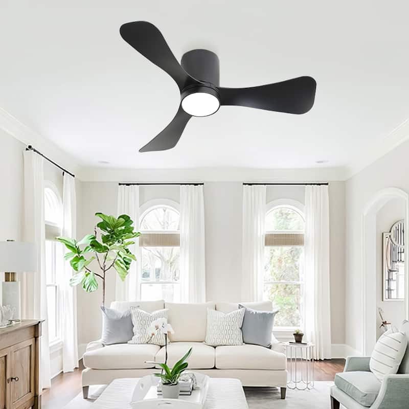 MLiAN 42 inch 3 ABS Blades Smart LED Ceiling Fan with Remote...